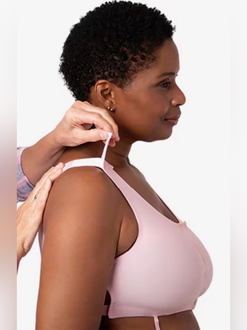 The Elizabeth Pink Surgical Bra MastHead Size Medium - Picture 3 of 5